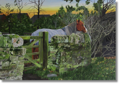 Winter Sunset
oil on canvas
51 x 41 cm